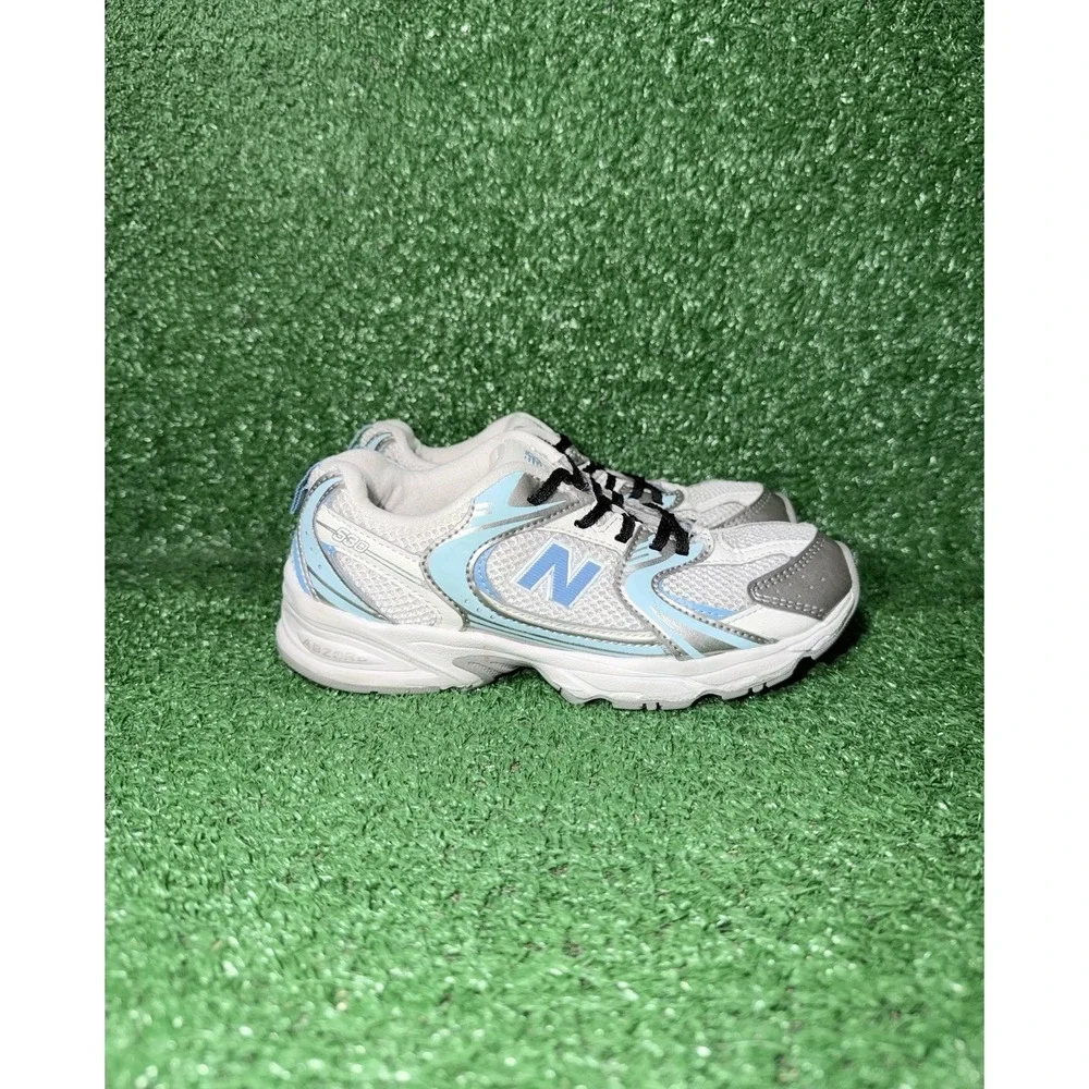 New Balance 530 Youth Kids Size 2Y Blue White Walking Shoes Comfort Sneakers